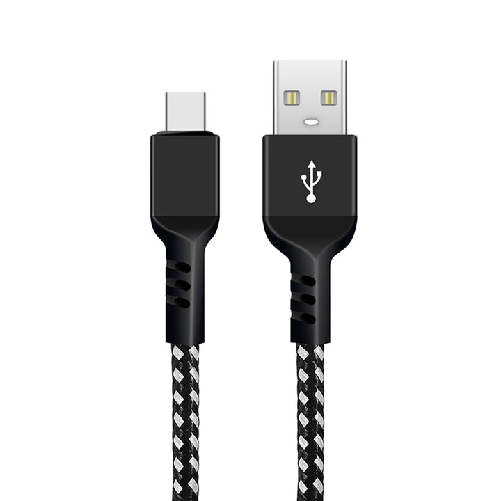 Kabel Maclean USB C, podpora rychlého nabíjení, přenos dat, 2,4A, 5V/2,4A, černý, délka 2 m, MCE482