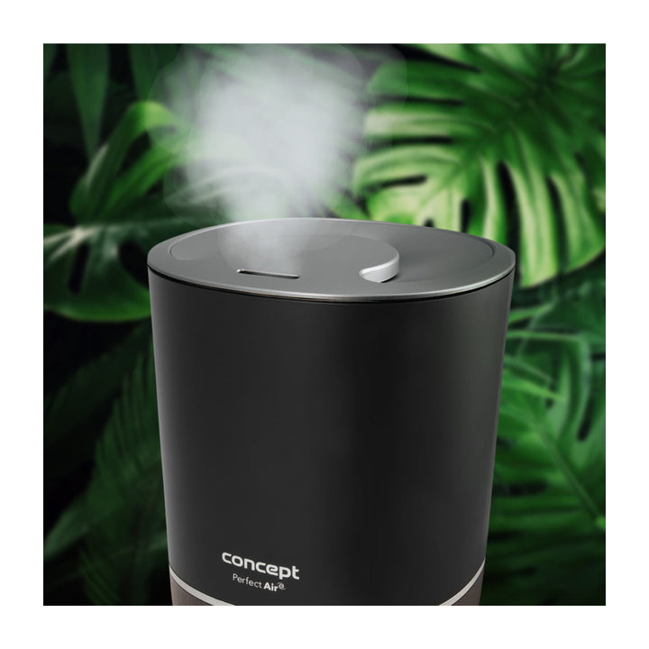 Zvlhčovač vzduchu Perfect Air Aromatherapy Diffuser 4 litry 3 úrovně intenzity páry Vhodný pro místnosti do 30 m2 (černý)