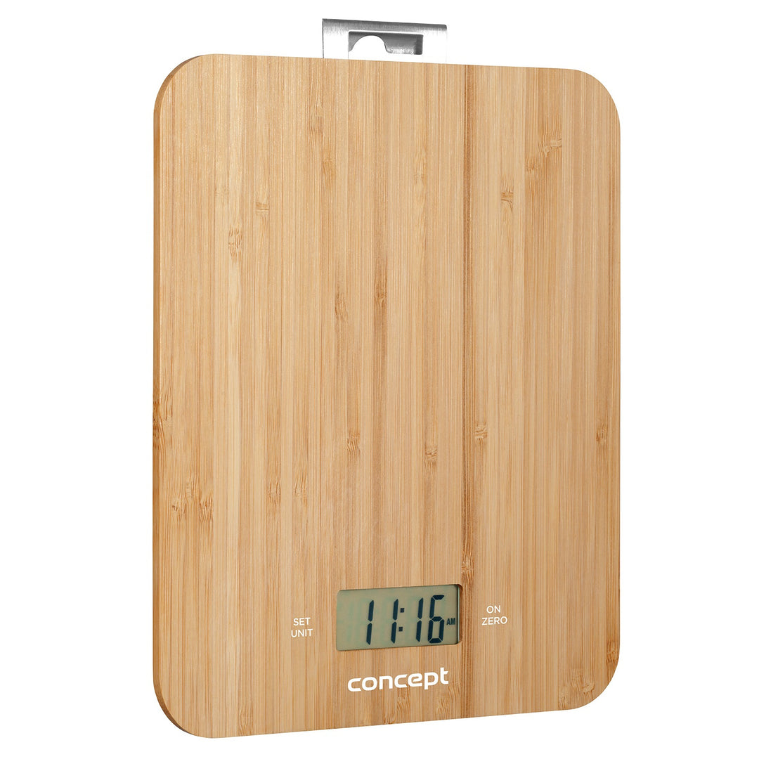 Digitální kuchyňská váha 15 kg concept bamboo vk5714 LCD