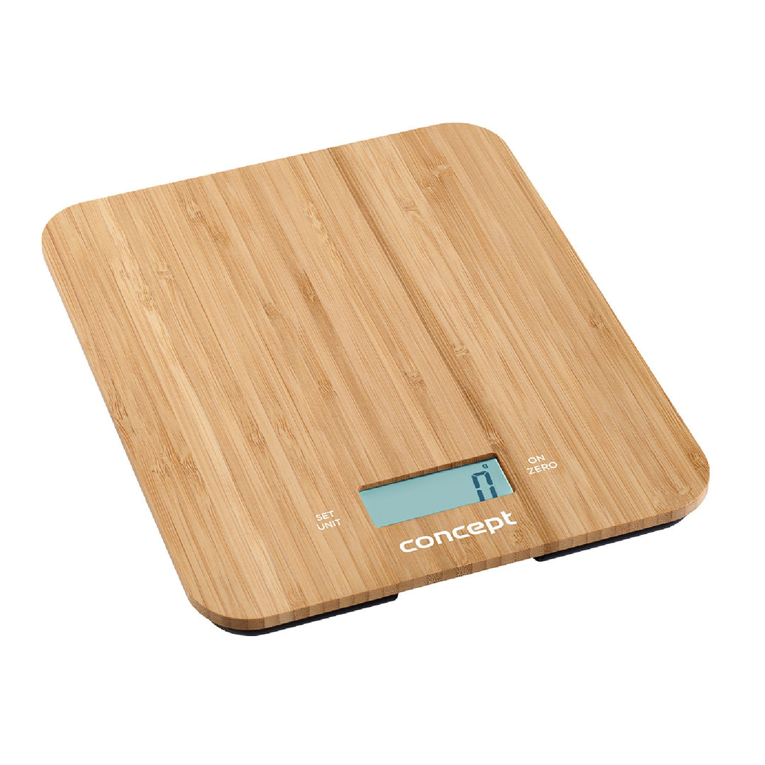 Digitální kuchyňská váha 15 kg concept bamboo vk5714 LCD