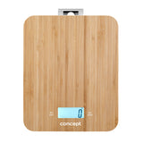 Digitální kuchyňská váha 15 kg concept bamboo vk5714 LCD
