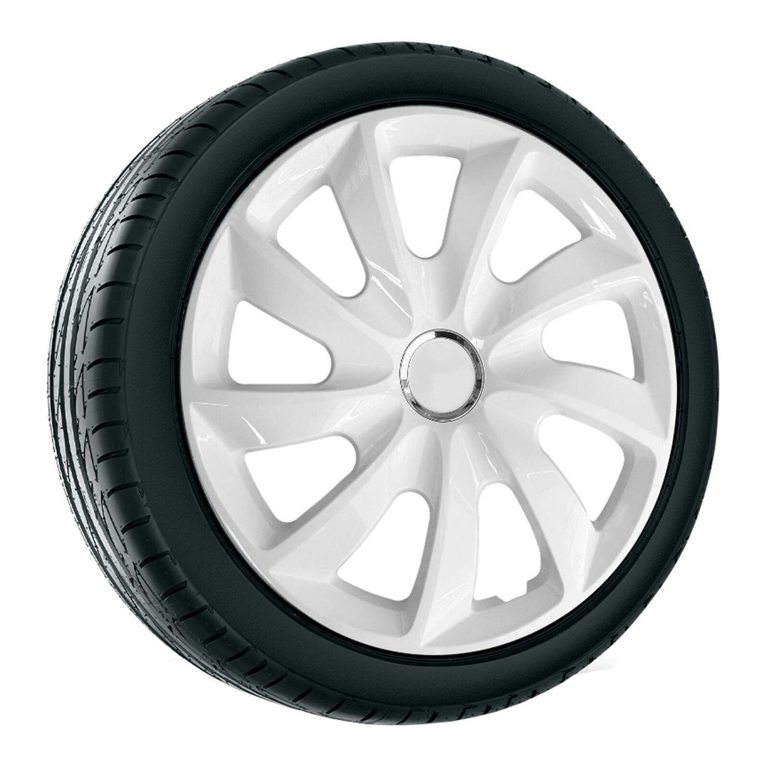 Poklice 16'' NRM STIG WHITE BÍLÉ LAKOVANÉ sada 4 ks