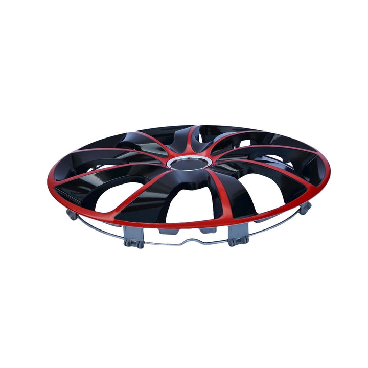 Krytky 15'' NRM EXTRA STIG RED BLACK červená/černá 4 kusy