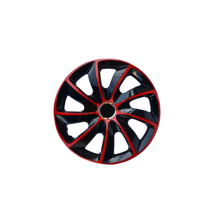 Krytky 15'' NRM EXTRA STIG RED BLACK červená/černá 4 kusy
