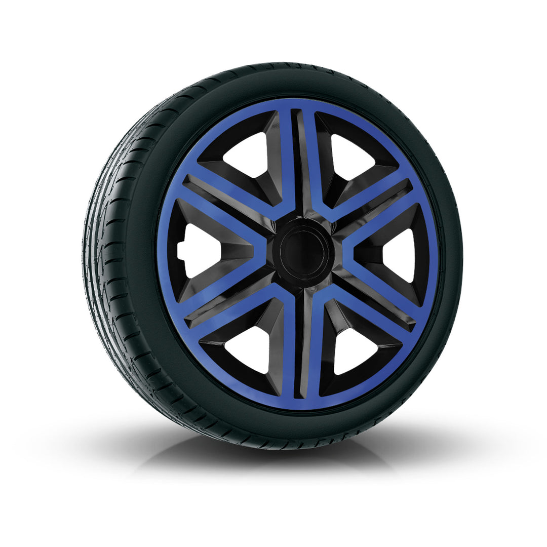 Disky NRM Doublecolour Blue/Black 4-dílná sada krytů kol 16" BlueBlack