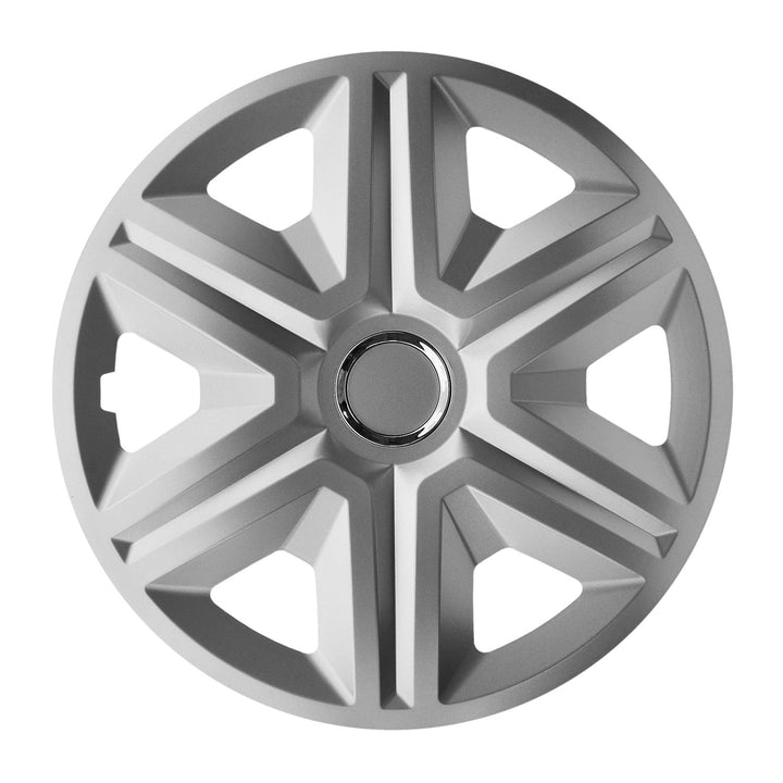 Disky NRM FAST Silver Sada 4 krytů kol 15" Stříbrný lak