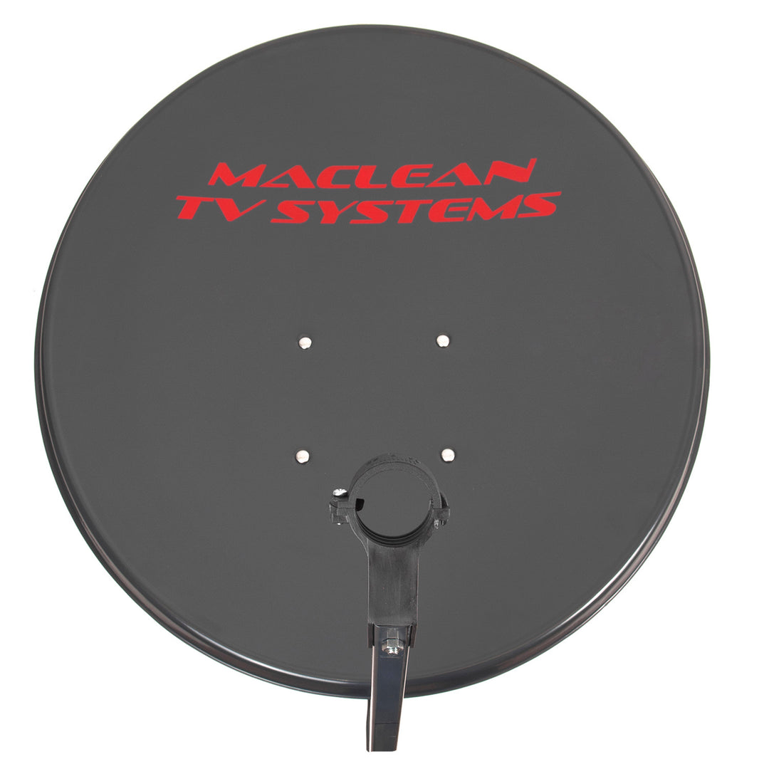 Satelitní anténa Maclean TV System, fosfátovaná ocel, grafit, 90 cm, MCTV-929