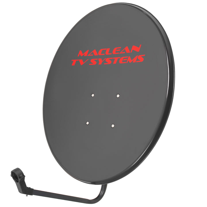 Satelitní anténa Maclean TV System, fosfátovaná ocel, grafit, 90 cm, MCTV-929