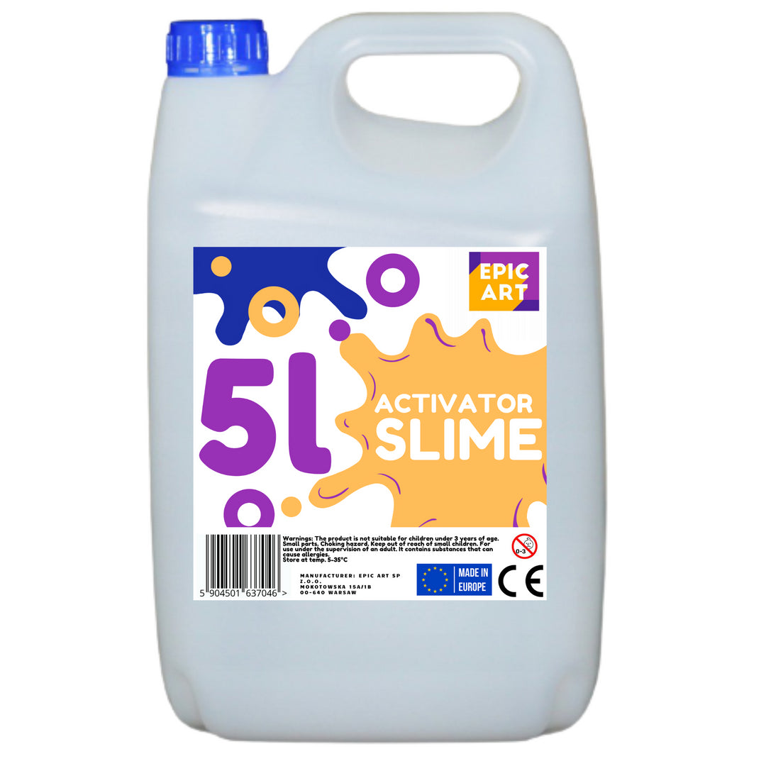 Tekutý aktivátor, 5 l pro sliz Slime 5000 ml - Epic Art