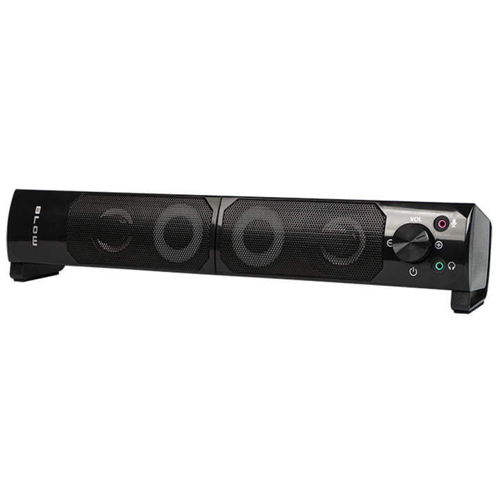 Počítačové reproduktory 2.0 soundbar Blow MS-28 vícebarevné LED RGB podsvícení