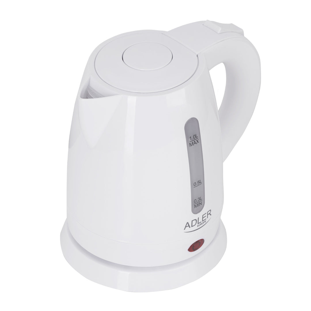 Plastová konvice 1,0 l 1600 W Adler AD 1272 bílá barva