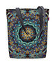 Sunny taška přes rameno se zipem dámská shopper 36x40 cm (vejde se do A4) tote bag látková taška s motivem Barcelona