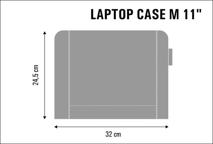 Taška na notebook pro notebook Pouzdro na notebook Pouzdro na notebook z plsti Pouzdro z plsti 11" Cube