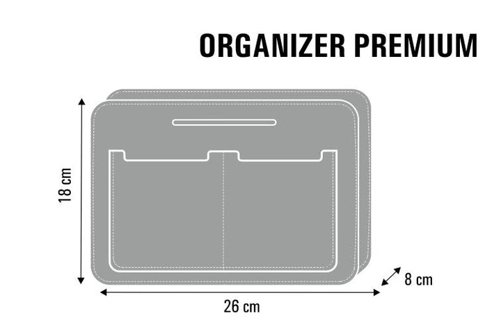 Prémiový organizér do kabelky Organizér do kabelky z plsti (Kiss)