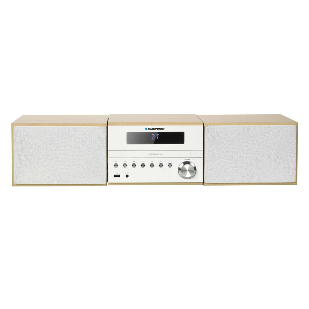 Mini stereo systém s Bluetooth a dálkovým ovládáním Kompaktní systém FM rádio 2x50W AUX LED displej CD přehrávač CD/-R/-RW/MP3/WMA