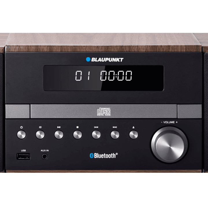 Mikro HiFi systém Stereo systém s Bluetooth a dálkovým ovládáním Kompaktní systém FM rádio 2x50W AUX LED displej CD přehrávač CD/-R/-RW/MP3/WMA