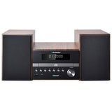 Mikro HiFi systém Stereo systém s Bluetooth a dálkovým ovládáním Kompaktní systém FM rádio 2x50W AUX LED displej CD přehrávač CD/-R/-RW/MP3/WMA