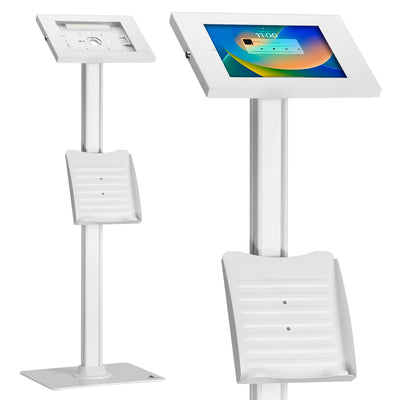 Reklamní stojan na tablet Maclean, podlahový držák s aretací, 9,7"-11", iPad/iPad Air/iPad Pro, Samsung Galaxy Tab A/Tab A7/Tab S6 Lite, MC-476W