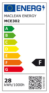 Maclean LED žárovka, E27, 28W, 220-240V AC, studená bílá, 6500K, 2940lm, MCE302 CW