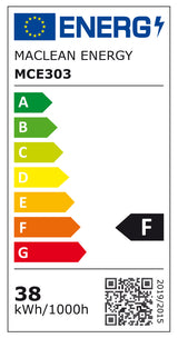 Maclean LED žárovka, E27, 38W, 220-240V AC, neutrální bílá, 4000K, 3990lm, MCE303 NW