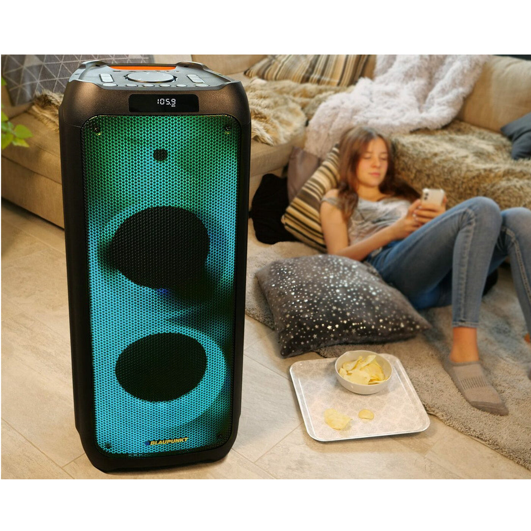 Přenosný sloupový reproduktor s BT a karaoke Blaupunkt PB10DB