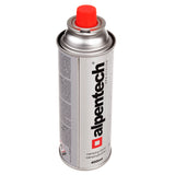 Plynová náplň 380 ml Alpentech, certifikát: Pi 0875, v souladu s normou EN 521, butan, provozní rozsah -5 °C až +40 °C, IK300