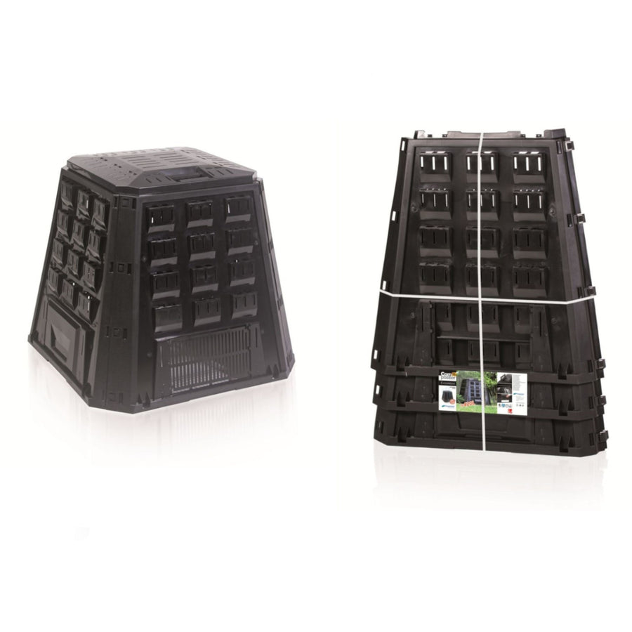 Zahradní kompostér 420l Evogreen IKEL420C-S411 - barva černá