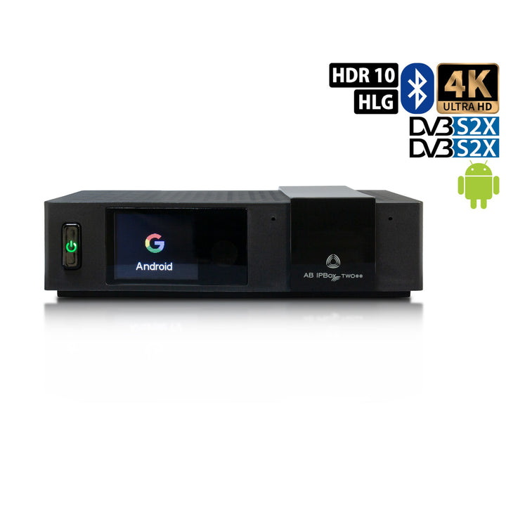 AB IPBox TWO přijímač (2x DVB-S2X tuner) 4K UHD Android