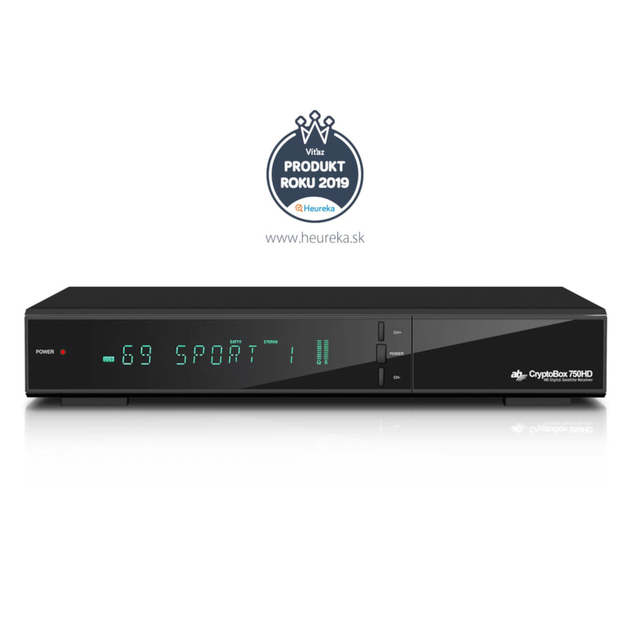 AB CryptoBox 750 FHD přijímač Crypto Box, H.265 HEVC