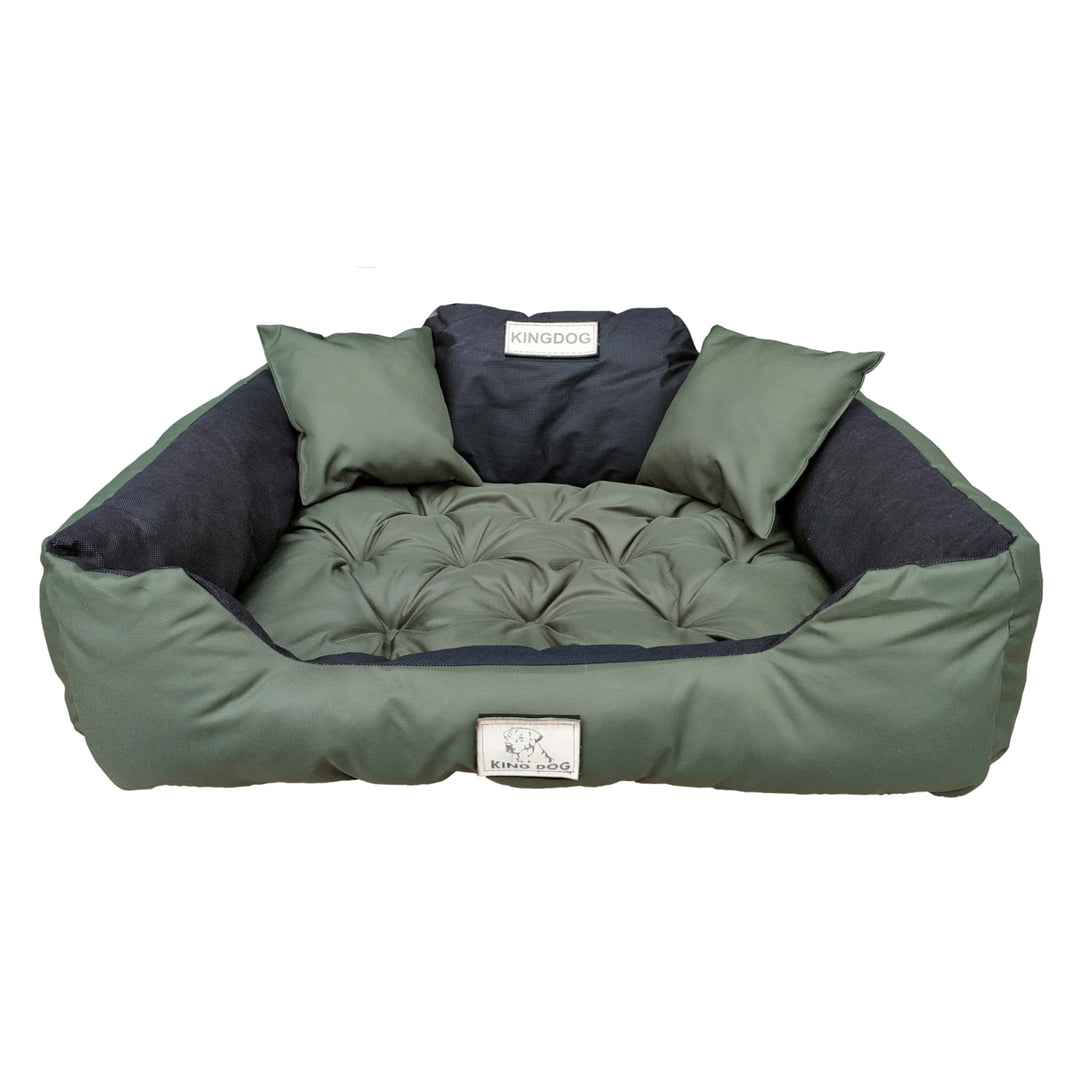 Velký pelíšek pro psy, kočky 75 x 65 Zelená - Kingdog velikost M