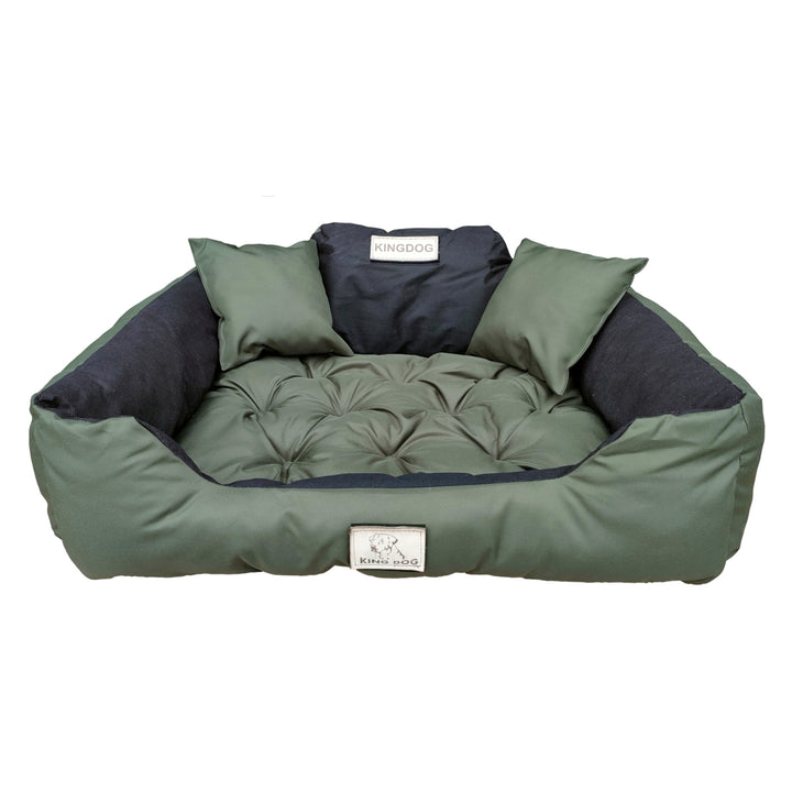 Velký pelíšek pro psy, kočky 75 x 65 Zelená - Kingdog velikost M