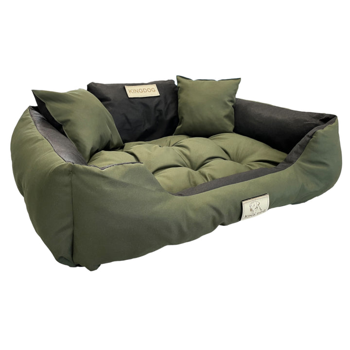 Velký pelíšek pro psy, kočky 75 x 65 Zelená - Kingdog velikost M