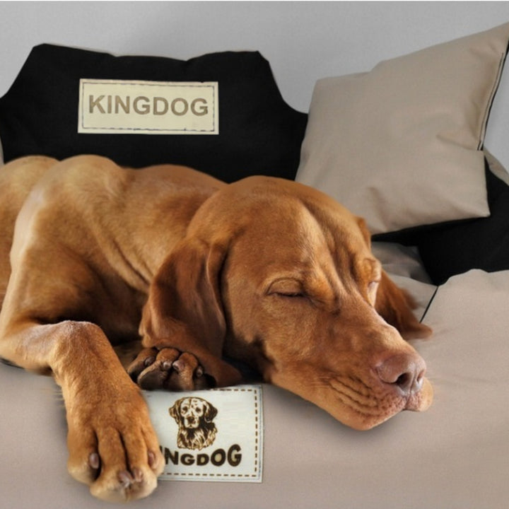 Velký pelíšek pro psy, kočky 100 x 75 Béžová - Kingdog velikost L