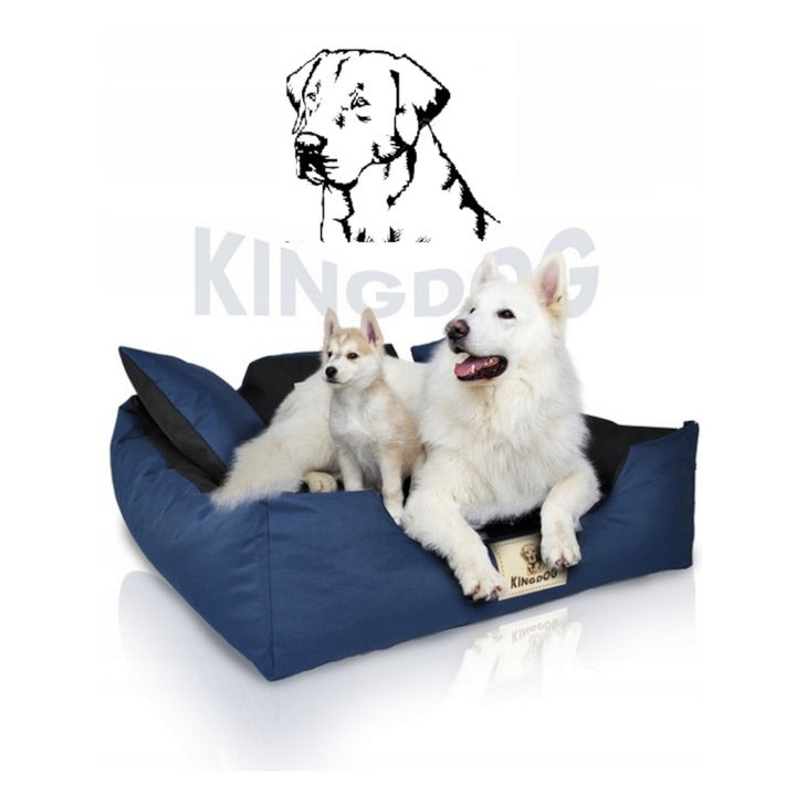 Velký pelíšek pro psy, kočky 100 x 75 Béžová - Kingdog velikost L