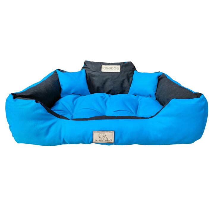 Velký pelíšek pro psy, kočky 115 x 95 Modrá - Kingdog velikost XL
