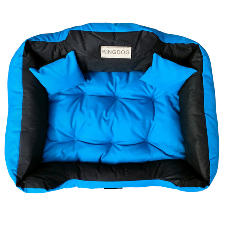 Velký pelíšek pro psy, kočky 115 x 95 Modrá - Kingdog velikost XL