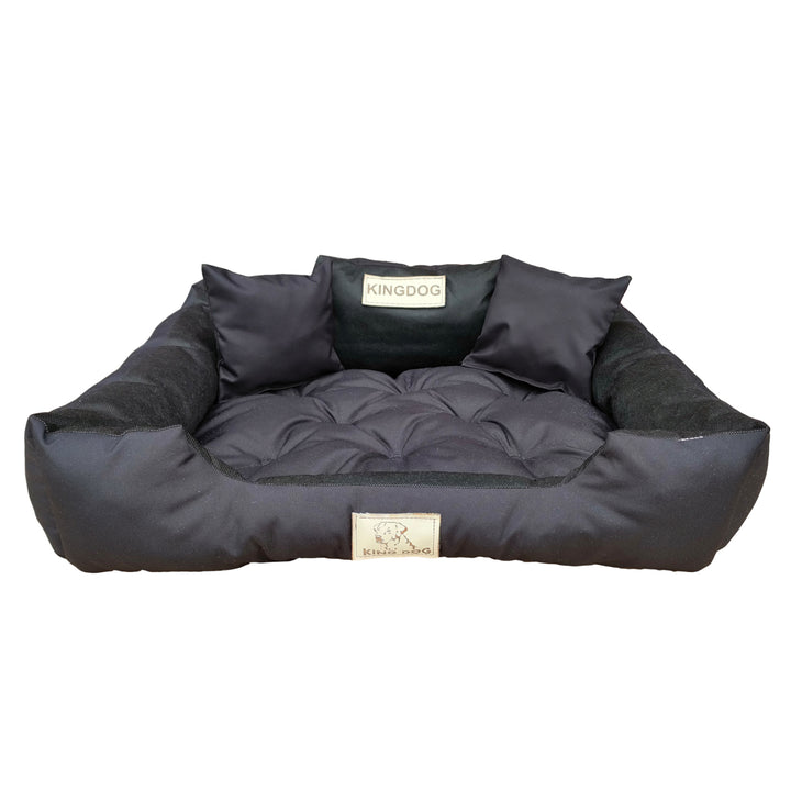 Velký pelíšek pro psy, kočky 115 x 95 Black - Kingdog velikost XL