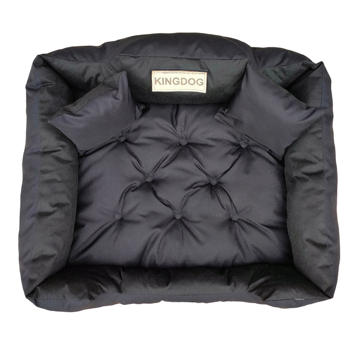 Velký pelíšek pro psy, kočky 115 x 95 Black - Kingdog velikost XL
