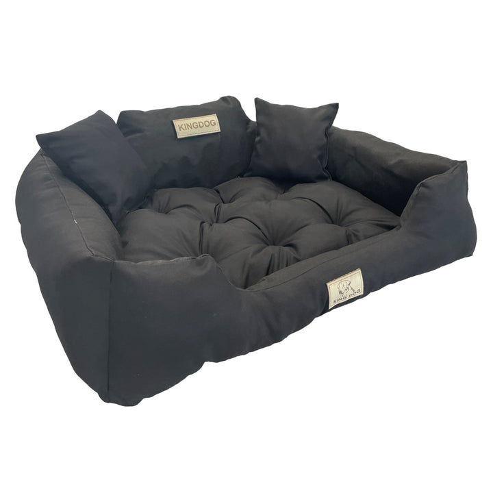 Velký pelíšek pro psy, kočky 115 x 95 Black - Kingdog velikost XL