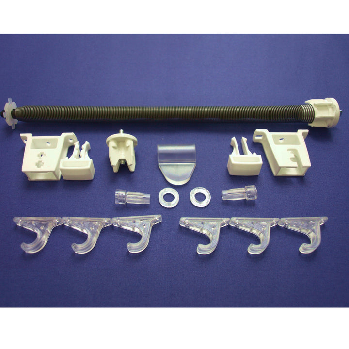 Kompletní sada pro rolety/žaluzie na háček včetně pružiny