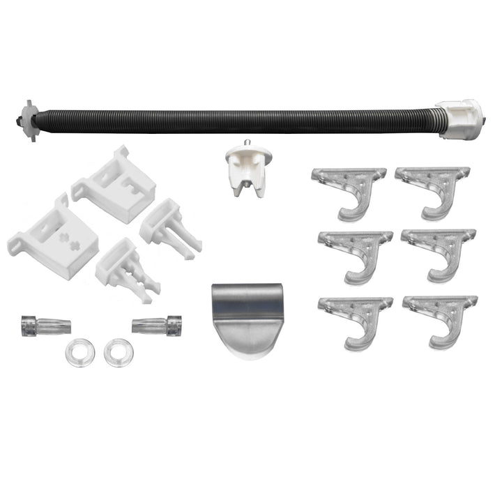 Kompletní sada pro rolety/žaluzie na háček včetně pružiny