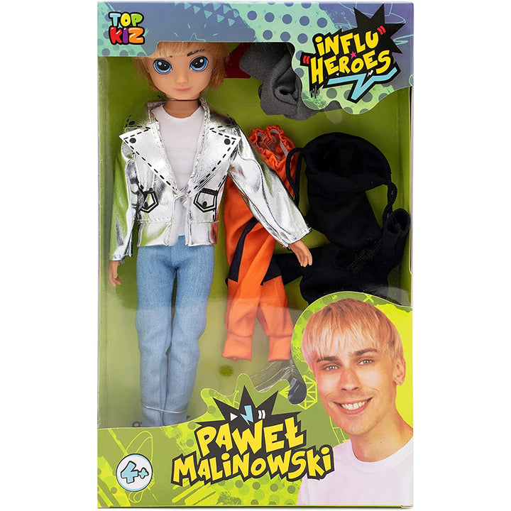 Influ Heroes Pawel Malinowski sada s příslušenstvím a převlékacím oblečením