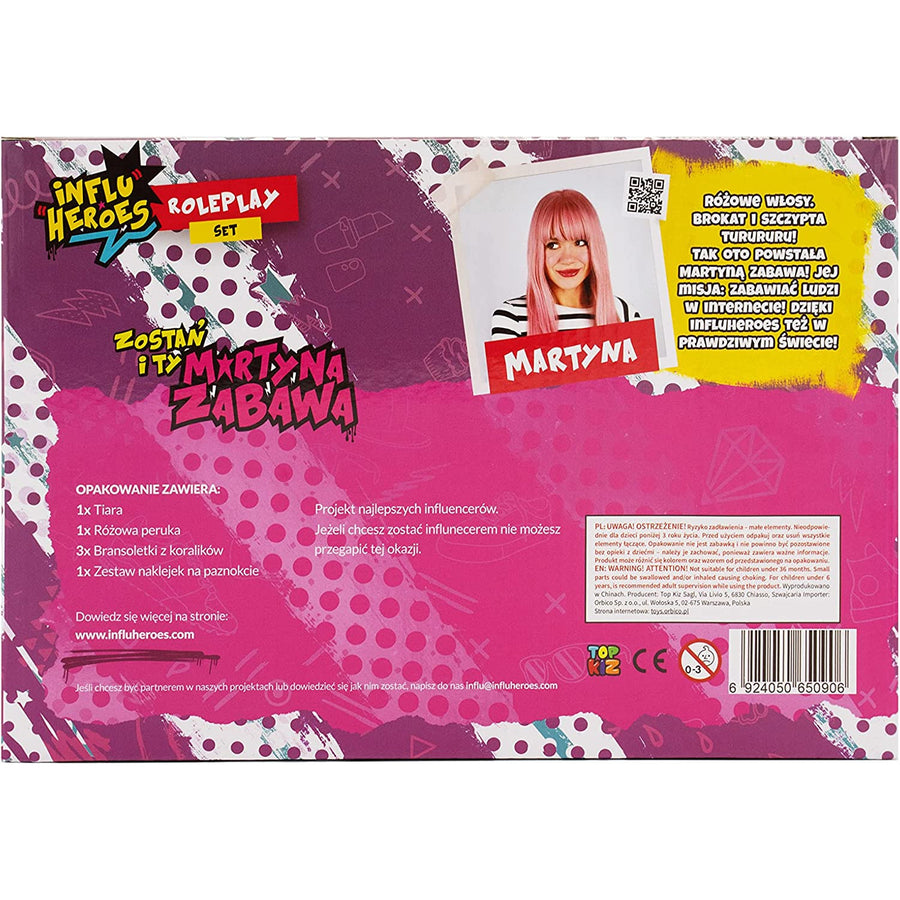 Sada kostýmová Influ Heroes Martyna Fun dress-up set