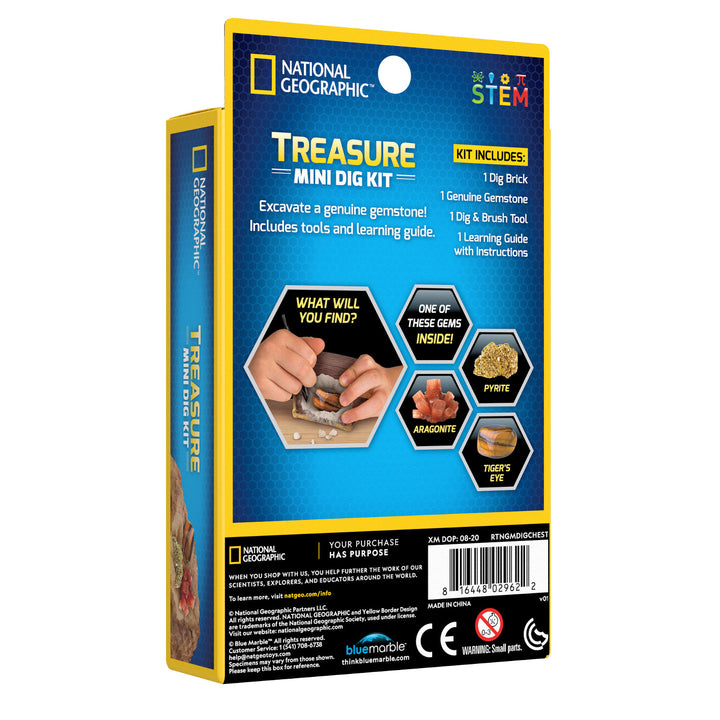 National Geographic - Truhla s pokladem (Impulse Treasure Mini Dig Kit)