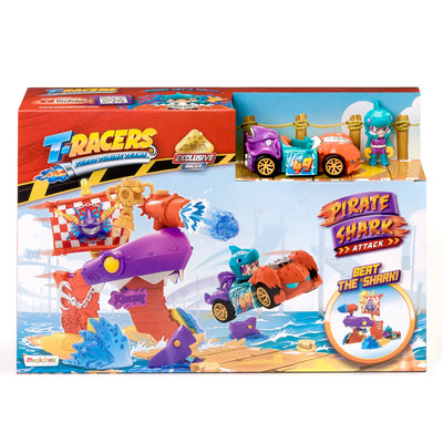 Exkluzivní vozidlo T-Racers Pirátský žralok Playset