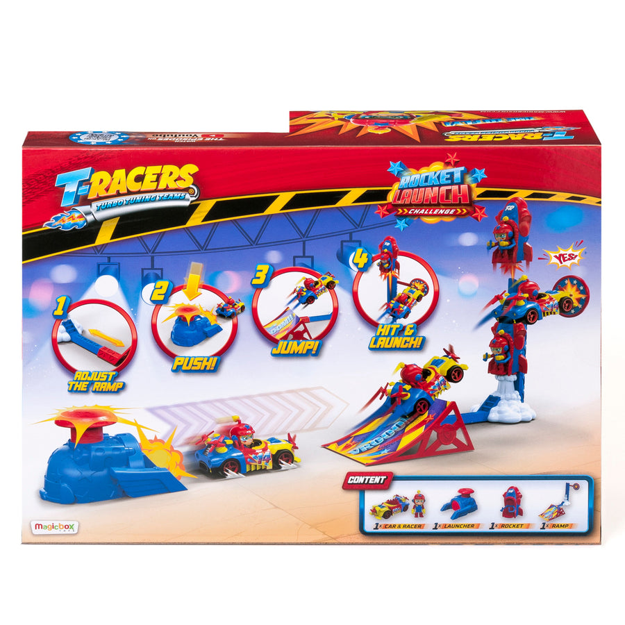 Exkluzivní vozidlo T - Racers Rocket Launch Playset