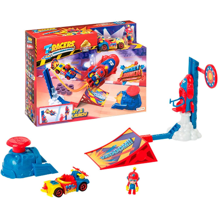 Exkluzivní vozidlo T - Racers Rocket Launch Playset