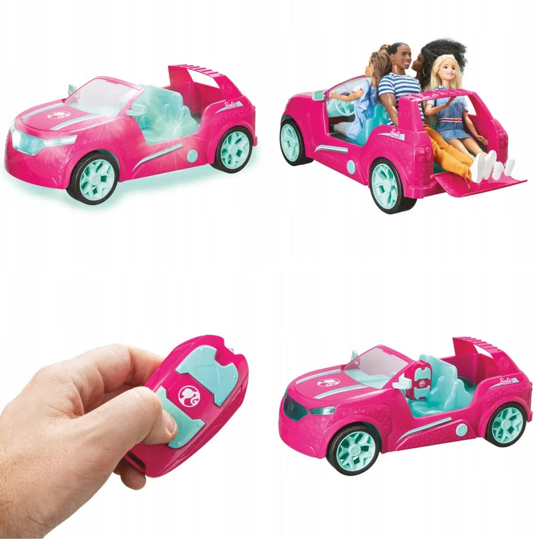 Barbie růžový SUV set s dálkovým ovládáním až 5 km/h