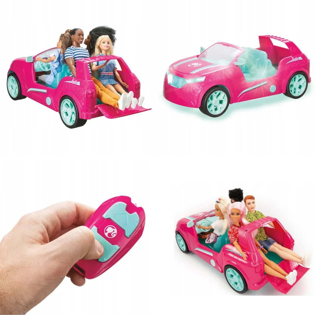 Barbie růžový SUV set s dálkovým ovládáním až 5 km/h