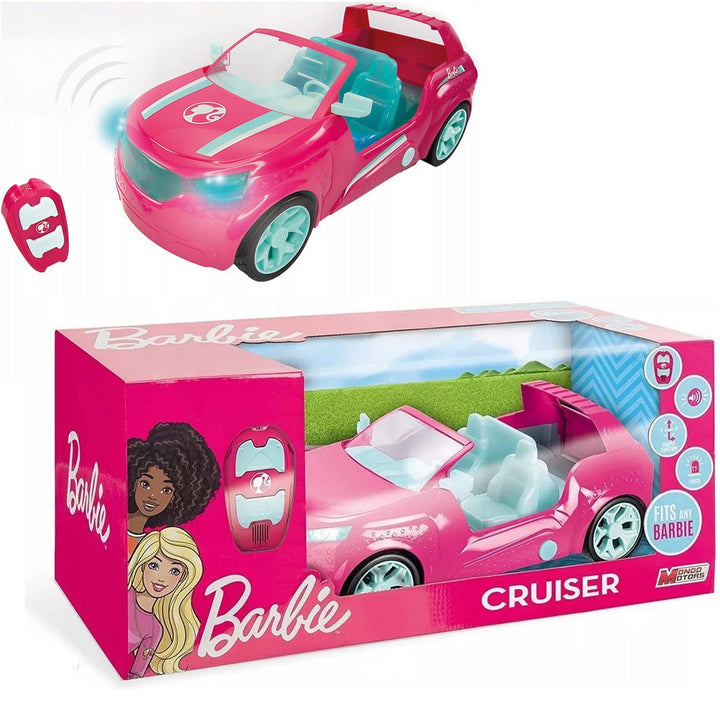 Barbie růžový SUV set s dálkovým ovládáním až 5 km/h